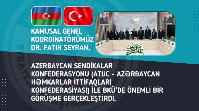 KAMUSAM Genel Koordinatörümüz Dr. Fatih Seyran,